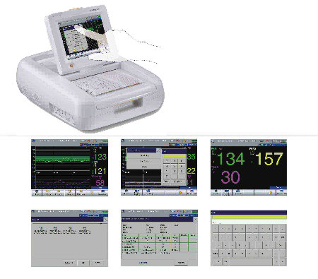 Ultrasound Doppler Twins Touchscreen Fetal Monitor with Ce (SC-STAR5000D)