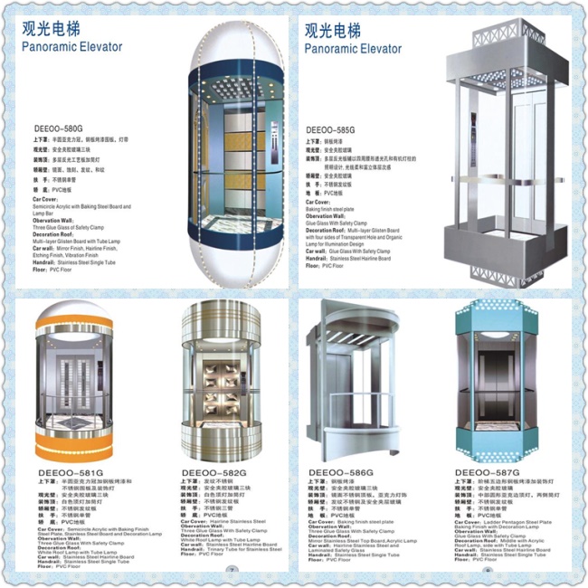 Best Price Hot Sale Commercial Glass Lift Panoramic Elevator