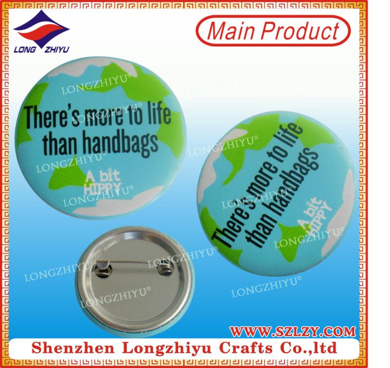 Tinplate Badge Custom Logo Printing Button Badge