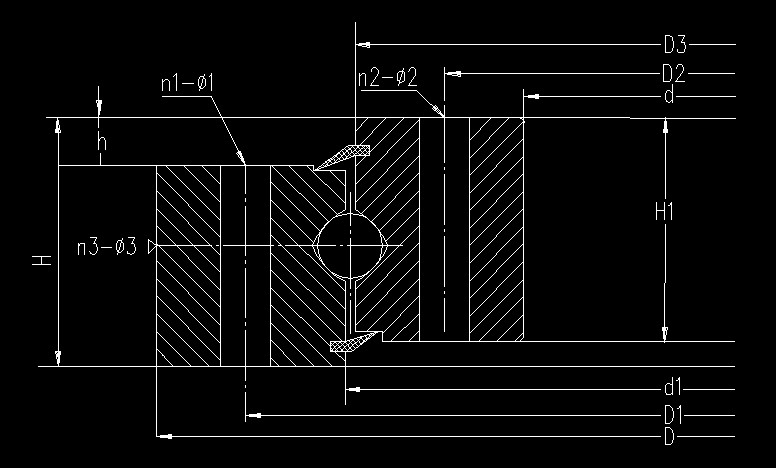 Slewing Bearing for Packing Machinery 010.30.630