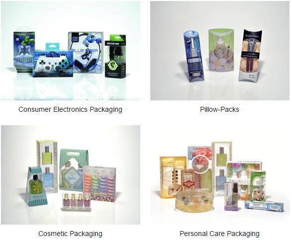 Customized PET packing box with printed made in China