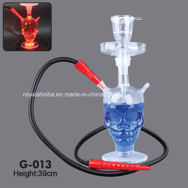 2016 New Design Frosted All Glass Hookah Shisha