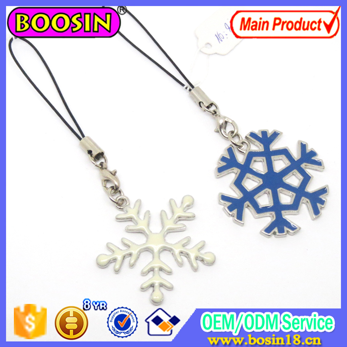 Promotion Letter and Snowflake Phone Strap Mobile Phone Accessories #8472