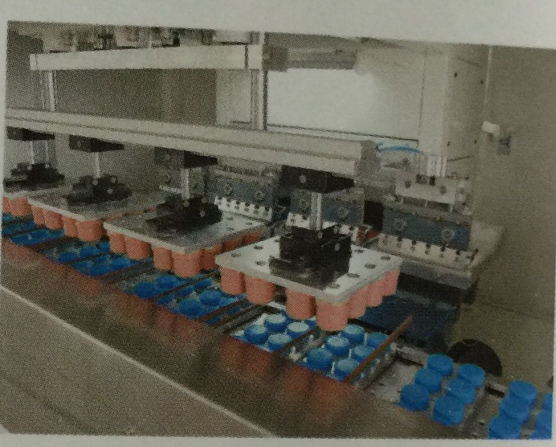 Multi-Color Automatic Tampo Printing Machine for Bottle Caps China