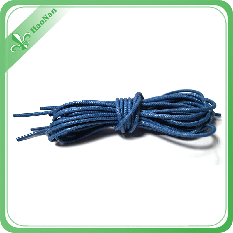 Custom New Type Round All Color Waxed Shoelace for Shoes