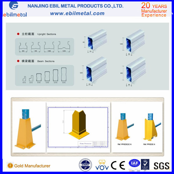 Ce-Certificated High Loading Capacity Pallet Racking / Steel Pallet Rack