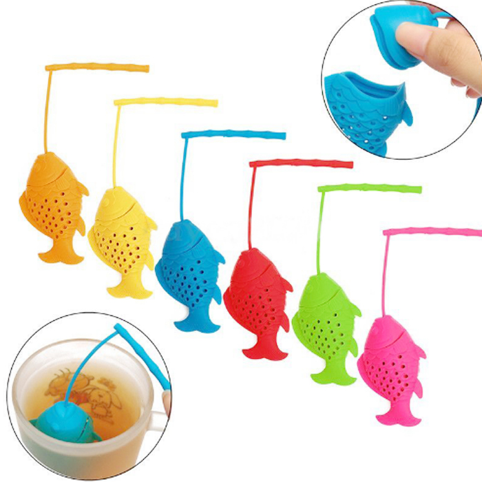 China Manufacturer Fish Shape Food Grade Soft Silicone Tea Infuser