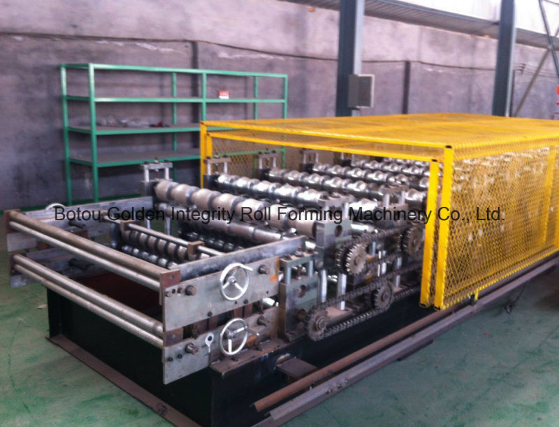 Double-Deck Roll Forming Machine with Hydraulic Cutting Device