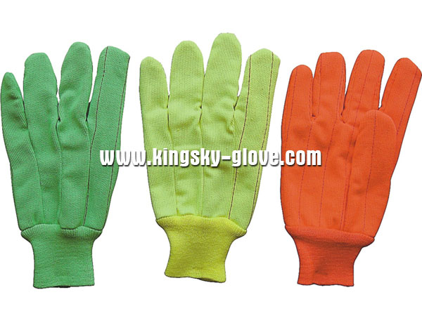 Hi Viz Fluorescent Cotton Garden Glove-2106