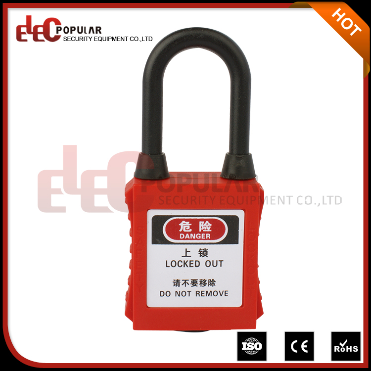 Made in China Short Shackle 38mm Dustproof Insulation ABS Safety Padlocks