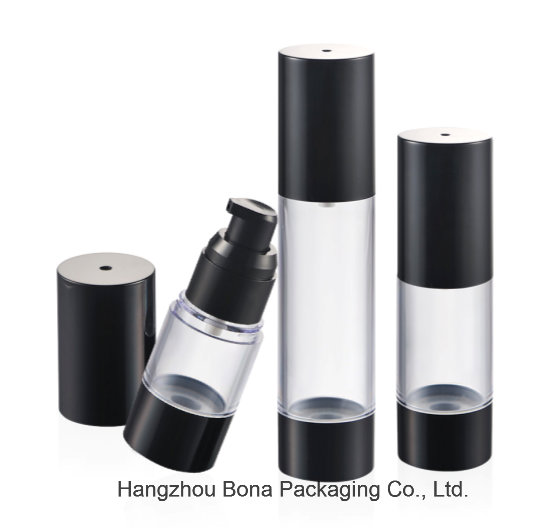 Frosted Clear Airless Bottle for Cosmetic Packaging