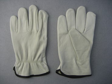 Cow Grain Leather Keystone Thumb Driving Work Glove