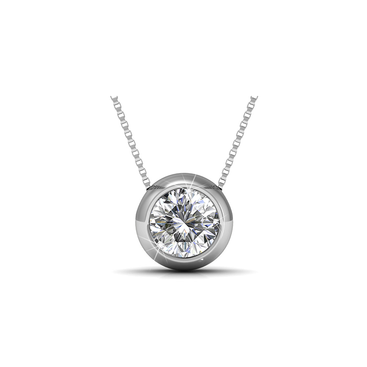 Destiny Jewellery Crystal From Swarovski Moon Pendant & Necklace