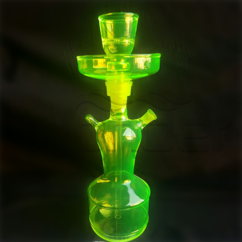 Large Hookahs for Sale with Green Color and ISO Certificate