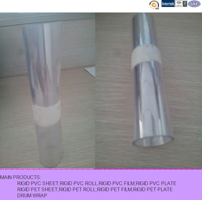 0.4mm Thin Clear Plastic PVC Film for Thermoforming
