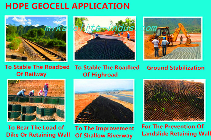 ASTM D Standard Plastic HDPE Geocell Similar to Geoweb