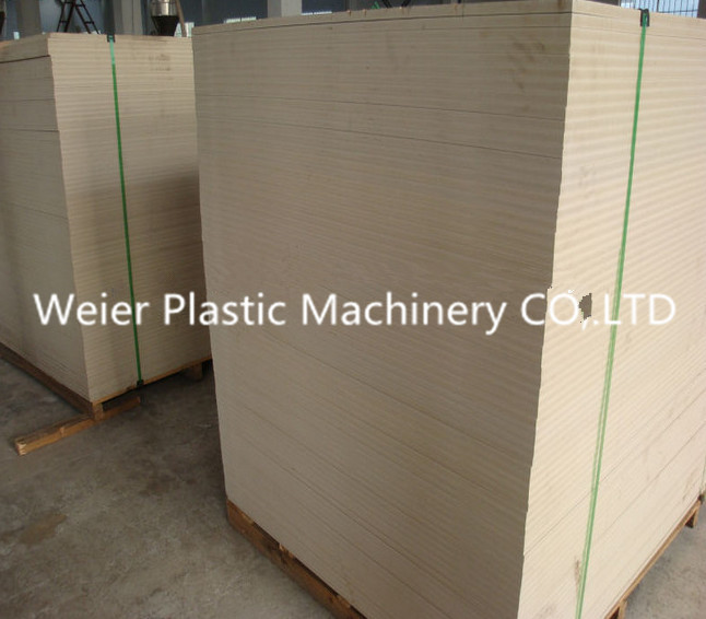 PVC Crust Foam Board Machine WPC Construction Template Production Line