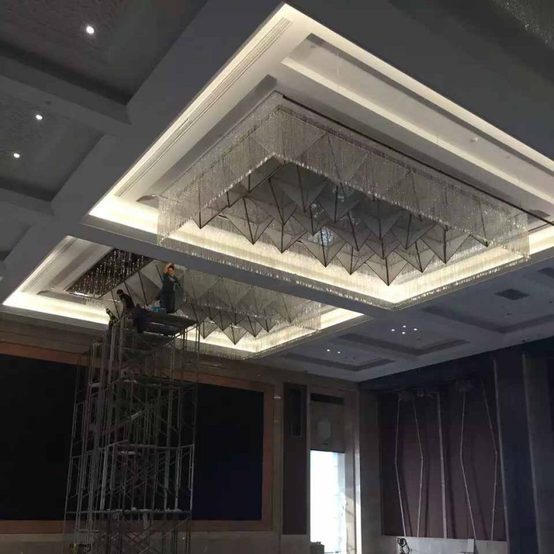 Modern Design Crystal Chandelier for Hotel Project