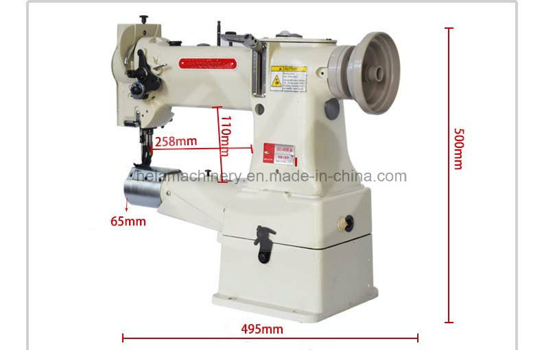 Single Needle Lockstitch Handbag Industrial Sewing Machine for Leather Bags