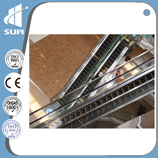 Indoor Escalator of 35 Degree Step Width 600 800 1000mm