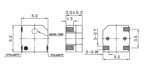 Good Quantity New Style 3V 85dB SMD Buzzer