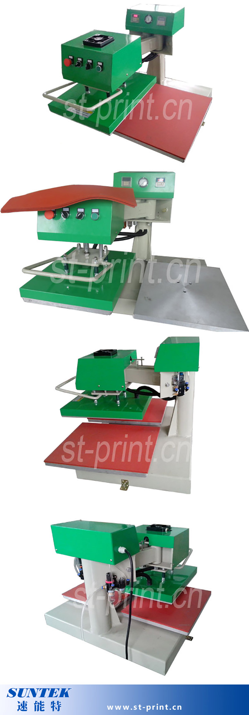 Automatic Pneumatic Swing Head Type Heat Press Machine