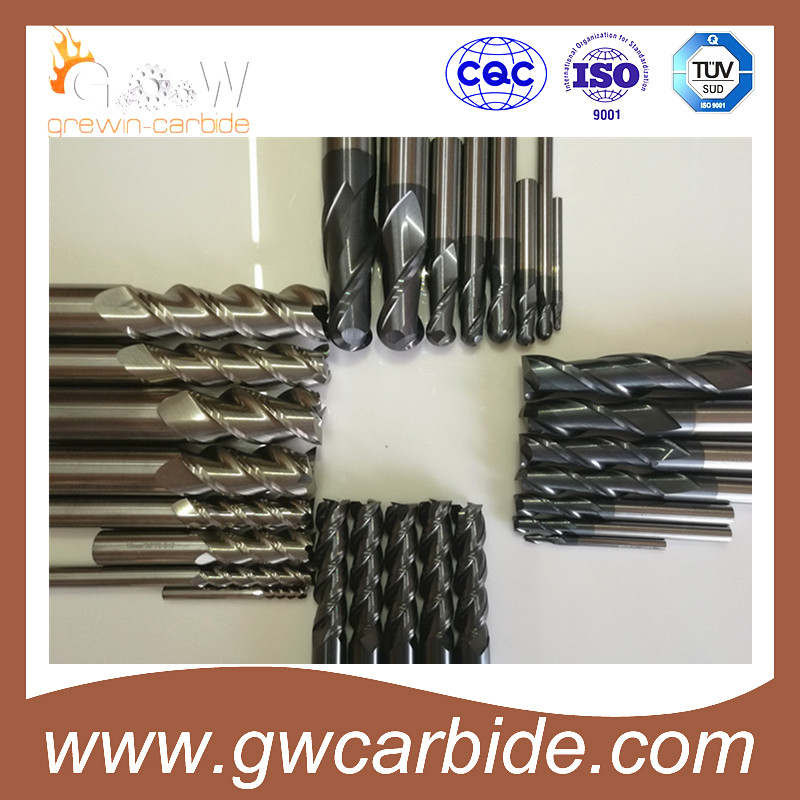 High Quality Tungsten Carbide End Mill 3 Flutes for Aluminium