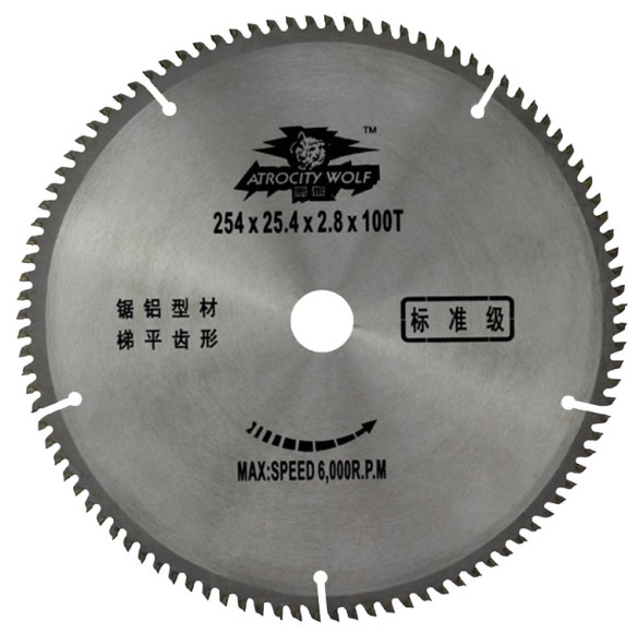 T. C. T Circular Saw Blade for Aluminium Cutting