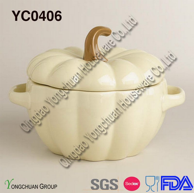 Pumpkin Casserole with Lid for Wholesale