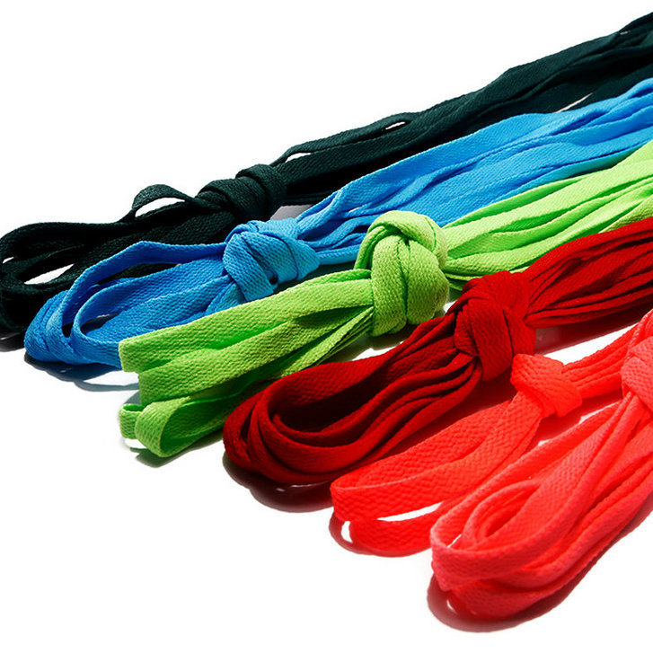 Custom High Quality Colorful Rope Flat Shoelace