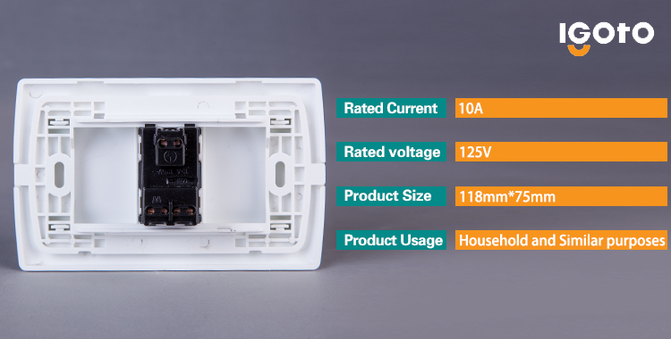 One Gang American Socket