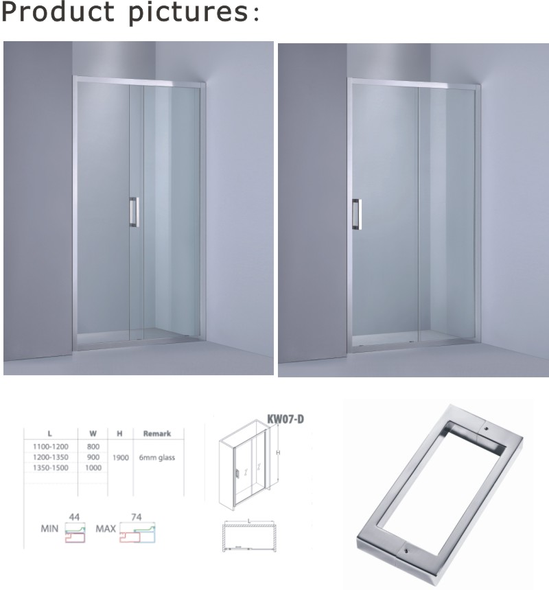 Shower Screen/Adjustable Shower Door (KW07D)