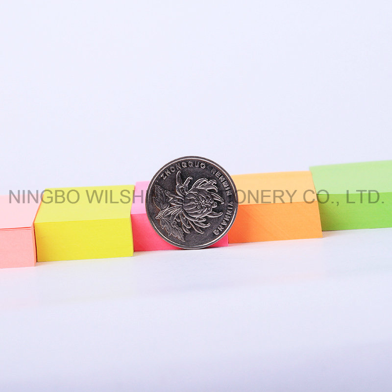 High Quality Neon Paper Cube Sticky Notes for School and Office (SN012)