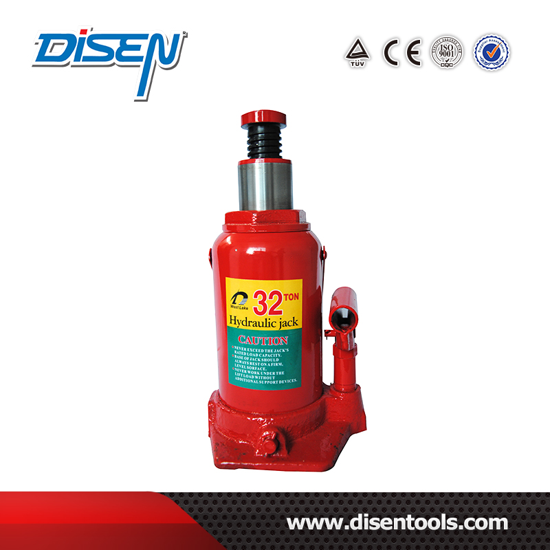 32 Ton Max 465mm Diamond Shape Hydraulic Bottle Jack Series