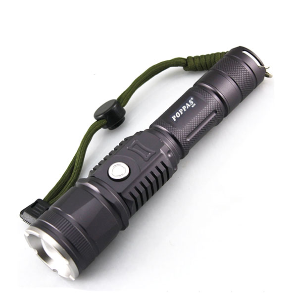 Classic Hidden USB Power Bank Design Zoom T6 LED Flashlight