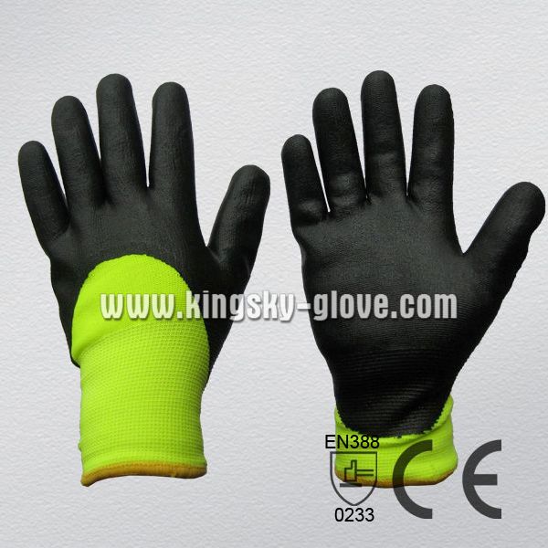 13G Nylon Liner Nitrile Winter Glove-5022