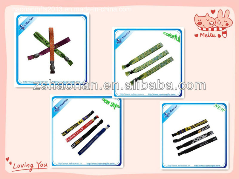 Factory Wholesales Wristband of High Quality Fabric Woven