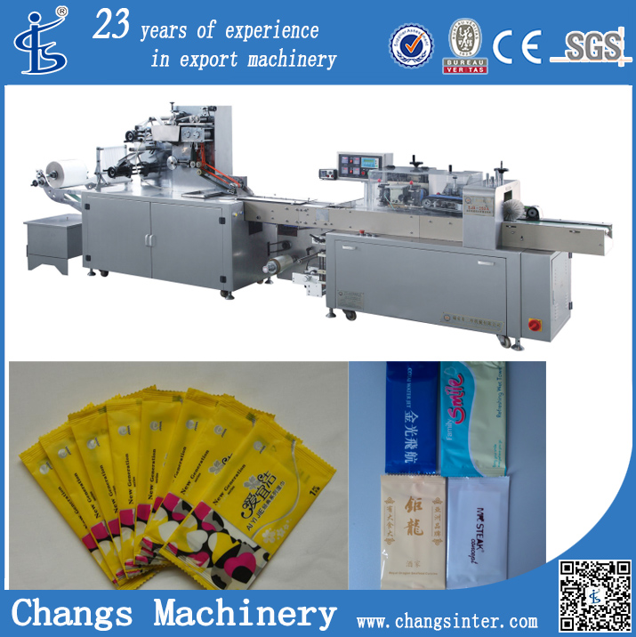 Sjb-250A Custom Vertical Automatic Wet Wipes Napkin Tissues Packaging Machine for Sale