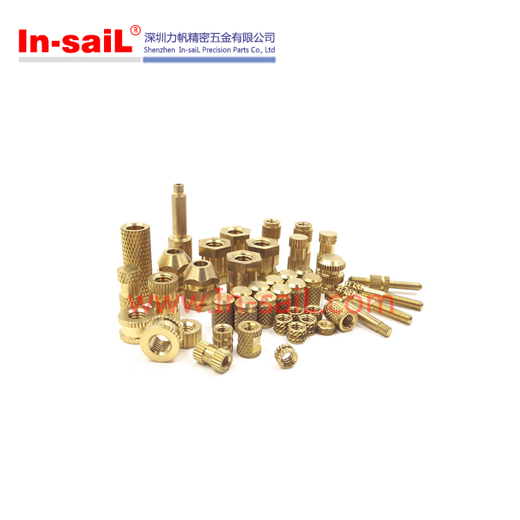 Knurled Brass Threaded Bushing for Plastic Case