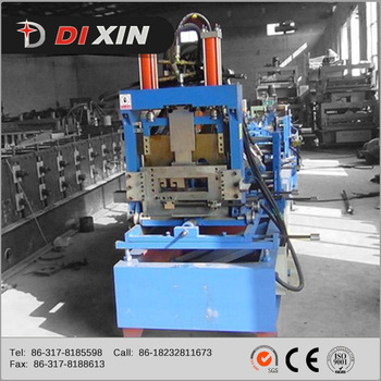 Fully Automatic Cold Steel Strip Profile C Z Purlin Roll Forming Machinery