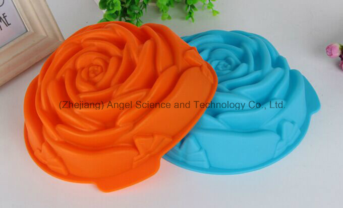 Big Rose Flower Silicone Cake Mold Silicone Cake Pan Sc08