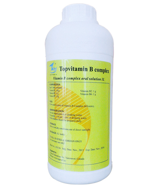 Veterinary Drugs of Vitamin B Complex Oral Solution