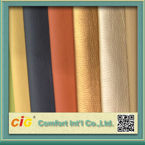 High Quality and Classic Design of PU Leather Fabrics for Sofa and Car Seat