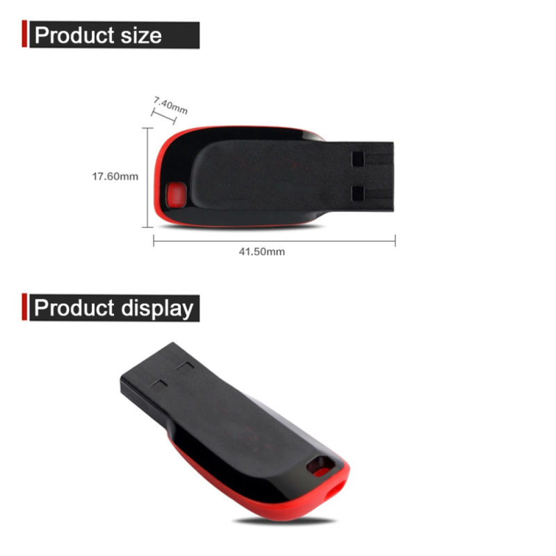 16GB Plastic Pen Drive USB Stick with Customized Logo