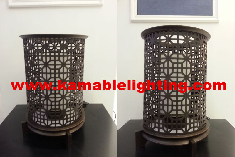 Modern Hotel Cylinder Aluminum Table Lamp (WGT03/00/001)