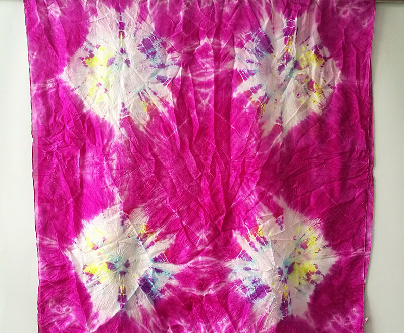 Miss Elegant Silk Paj Tie-Dye Scarves Restoring Ancient Ways