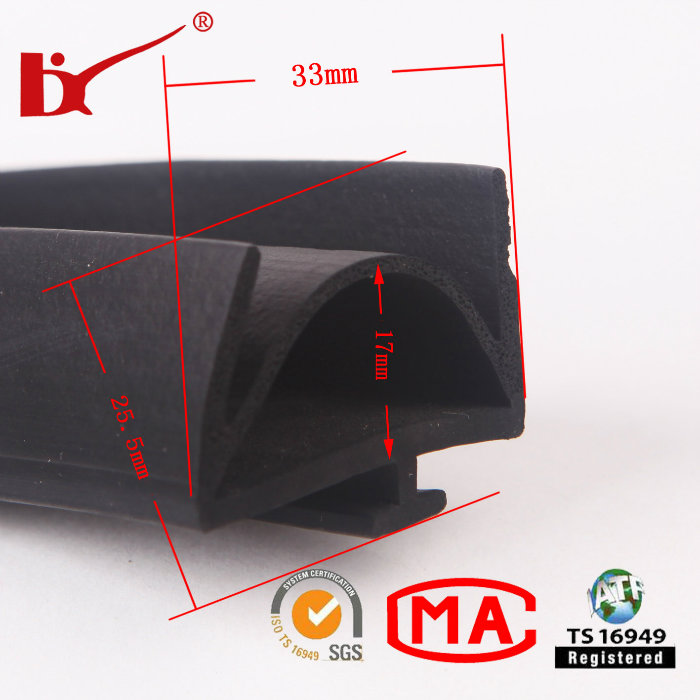 EPDM Extruded Competitive Extruded Rubber Seal Strip