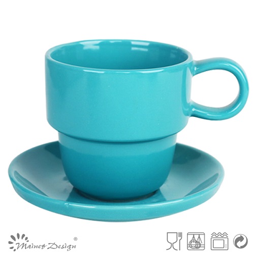 High Quality Solid Color Cup and Saucer