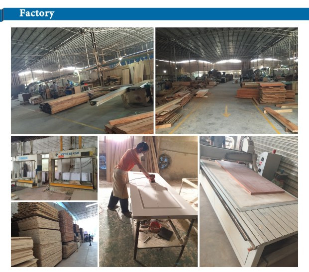 MDF Solid Core Wood Door High Quality