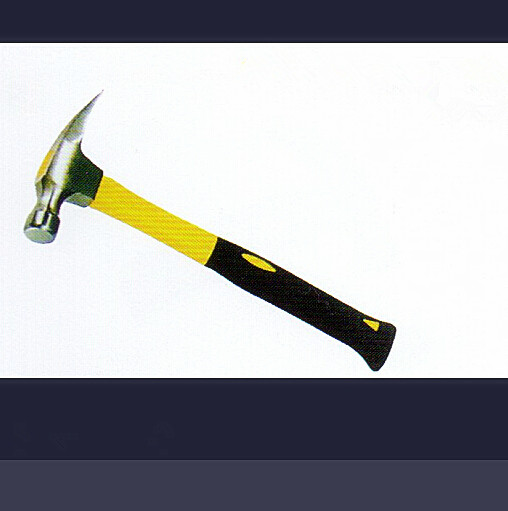 American-Style Claw Hammer with Half Plastic-Coating Handle